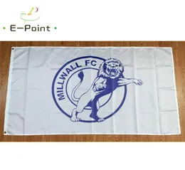 Inghilterra Millwall FC 35ft 90cm150 cm Polyester EPL Flag Banner Decoration Flying Home Garden Fands Festive Gifts3318131