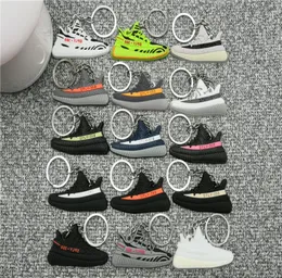 Ny mode mini silikon söta luftskor nyckelring charm kvinnor nyckelring gåvor sneaker nyckelhållare hänge tillbehör nyckel kedja9255324