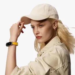 Nytt original Xiaomi Band 8-armband Armbandsläderhandband Rem TPU Antibakteriellt färgglad hudvänligt material för MI-band8