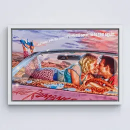 90年代クラシック映画True Romance Retro Tarrantino Film Poster Alabama Clarence Wall Art Pictures Canvas Painting Home Decor