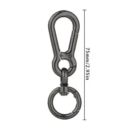 Alloy Hooks Push Trigger Outdoor Tools Spring Gourd Buckles Carabiner Purses Handbags Snap Clasp Clip Bag Belt Buckle