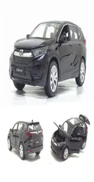 1 32 Honda CRV DIECASTS TOY MOTICLES MODEL مع إضاءة سليمة تسحب سيارة لمجموعة هدايا أعياد الميلاد J19052529476213