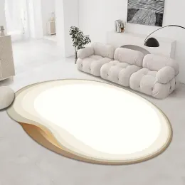 Modernes einzigartiges Design Wohnzimmer Teppich Fluffy große Gebiet Teppiche Zimmer Dekor Schlafzimmer Bodenmatten kurze Samt Teppiche unregelmäßiger Teppich