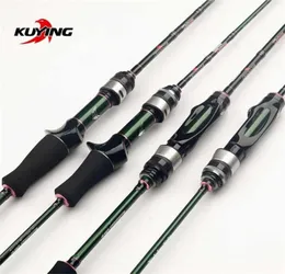 Kuying Teton 175m 503910quot 18m 60390quot giratória de carbono fluxo de lançamento de velocidade rápida Ação de pesca macia haste de pesca pólo1939020