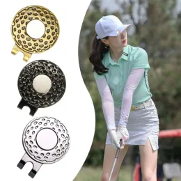 Manyetik top-işaretleyici ile standart golf şapka klipsi çinko alaşım golf şapka klips spor hediyeleri erkekler için kadın golfçü kullanımı kolay