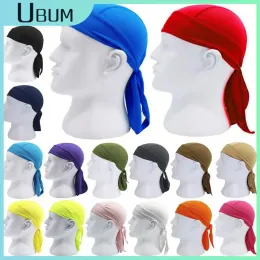 Unisex schnell trocknen reine Radkappe Kopfschal laufende Radfahren Bandana Headscarf Pirate Huthaube Stirnband 30 Farben