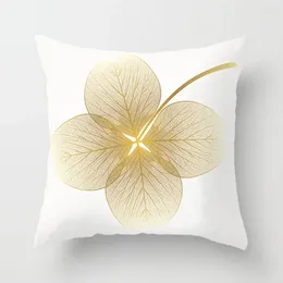 Pillow Cover Luxurious Throw Pillowcase With Zipper Exquisite Pattern Super Soft Material Decorative For Home Stylish