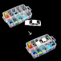Recipientes de armazenamento de modelo de modelo de carro de 30 grade 3 Caixa de armazenamento de artesanato empilhável com organizador de contas para arte, brinquedo, fita washi, prego