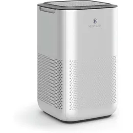 MA-50 Air Purifier v3.0 z prawdziwym filtrem HEPA H13 | Obejmuje 2640 stóp ﾲ w 1HR | Usuwa dym, pożary, zapachy, pyłki, zwierzęta domowe | Cicha operacja | Biały - 1 paczka