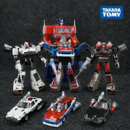 Anime Takara Tomy Transformers Toys MP-17-18-19-20 Prowl Streak Smoken Creen Wheeuack Transformers Robot Toys for Children