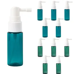 Speicherflaschen 1/5pcs 20 ml tragbare Kunststoff -Nasensprühflasche Atomizer Nachfüllbarer leerer kleiner Rotationsnebel -Sprühgerätpumpe