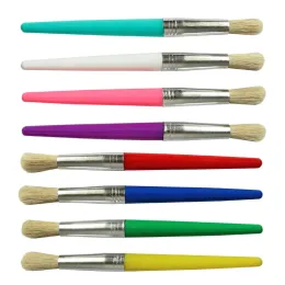 4st Art Brush Round Pointed målning Brush Wool Hair Water Color Acrylics Brush Pen Pincel Para Pintura Art Supplies