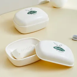 Yeni sabun yemekleri kapak tatil seyahati ile basit yaratıcı taşınabilir sabun kutusu öğrenci yurt ev banyo organizatör su geçirmez