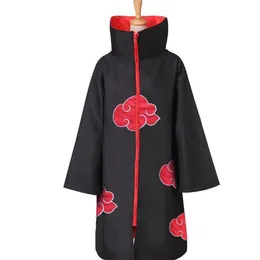 Naruto anime Akatsuki Cos Cloths Naruto Sasuke Anime Cloak حول Uchiha Itachi Clothing Akatsuki Windbreaker Men and Women