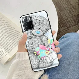 Schöne Teddybären -Telefonabdeckung für Xiaomi Redmi Note 13pro Note12pro 11pro Note10pro 9pro 8pro 9s 9t 8t K40 12c 10c 9c Case Coque