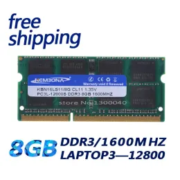 Rams Kembona Best Cena Sprzedaż 1.35 V DDR3L 1600 MHz DDR3 PC3L12800S 8GB SODIMM MAMET MODULE RAM MEMORia dla laptopa / notebooka