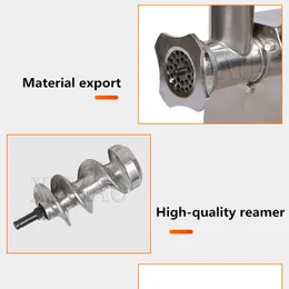 70kg/s Ağır hizmet tipi elektrikli et kıyıcı öğütücü maksimum güçlü ev taşınabilir mutfak robotu