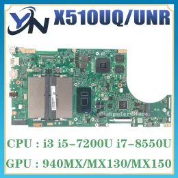 Moderboard X510UQ Mainboard VivoBook 15 X510 X510UN X510UA X510UNR X510UF F510U VM510UA X510UR S510UN S5100U LAPTOP MOMERBOD I3 I5 I7