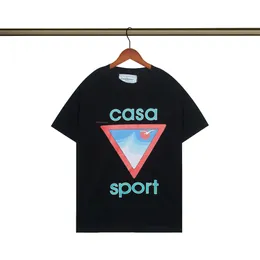 Casablanc Shirts Men T Shirt Designers Tees Apparel Tops Man Casual Letter-shirt Clothing Street Shorts Sleeve Casablanca T-shirts Big Size