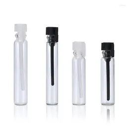 Garrafas de armazenamento 5pcs/pacote 1ml/2ml Óleo essencial/amostra Mini Bottle Bottle Packaging