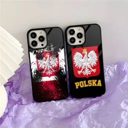 Polen polsk flaggtelefonfodral för Samsung S22 S10 S20 S30 S21 Ultra Edge Note Lite 10 20 Pro Plus Silicone Trendy Cover