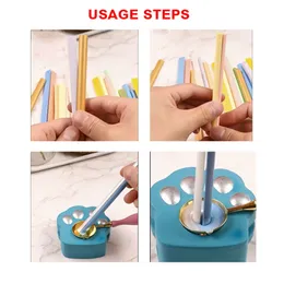 4pcs Sızdırmazlık damgası balmumu çubukları DIY sıcak eriyik yapıştırıcı çubukları balmumu sızdırmazlık damgası yapım aracı düğün davetiyeleri mühür damgaları ağda 13cm