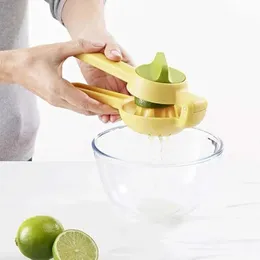 Lemon Squeezer Hend trzymał sokerator podwójna miska cytryna limonka manualna pomarańczowa cytrusowa prasa sokowirówka manualna manualna soków sokura dla cytrusów