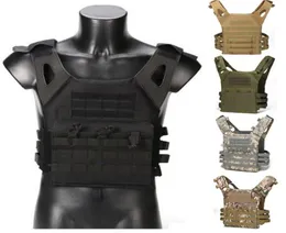 Outdoor Camouflage Protective Tactical Weste Molle Plate Carrier Vest Military Training Airsoft Paintball CS Leicht JPC Weste Y7042734