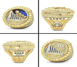 2022 Golden State Warrioirs Basketball S Ring com estampa de madeira da caixa de exibição Fã do presente para homens por atacado9861665