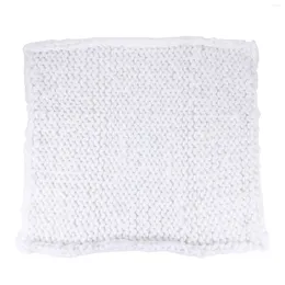 Blankets 80X100cm Warm Handmade Chunky Knit Blanket Thick Line Yarn Knitted Throw Sofa Home Bed Decor-White