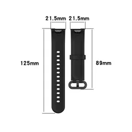 Ersättningsband för Xiaomi Mi Watch Lite Silicone WatchBands Watch Strap For Redmi Watch Strap Armband Wristband