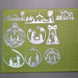 Jesus Christmas Metal Cuting stirbt für Scrapbooking DIY Album Bildung Prägegrußkarte Stanze Stanze Jesus 2023 Neu