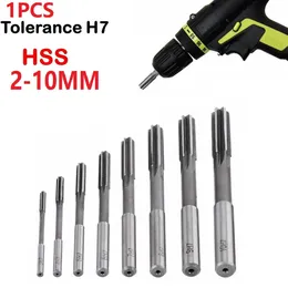 1PC 2-10mm Straight Shank Reamer HSS H7 Machine High Speed Steel Parallel Flute Milling Machine For Metal Plumbing Tool Set