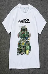 Gorillaz t shirt uk rock grubu gorillazs tshirt hiphop alternatif rap müzik tişört the nownow yeni albüm tshirt pure cotton3008983