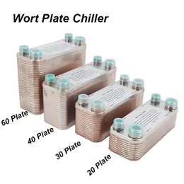Homebrew Beer Wort Plate Chiller 10/20/30 Plate Heat Exchanger Brand New