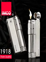 Original IMCO Lighter Old Gasoline Lighter Genuine Stainless Steel Cigarette Lighter Cigar Fire Briquet Tobacco Petrol Lighters3827696