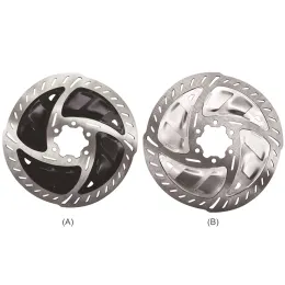 1/2pcs Bisiklet Radyatör Fin Rotorlar Yolu MTB Dağ Bisiklet Soğutma Yüzgeçleri Disk Fren Yastığı 6 İnç 160mm Bisiklet Aksesuarları