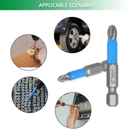 12pcs Anti-Slip tornavida ucu bit seti Güçlü Manyetik S2 Alaşımlı Çelik Hex Saflı Phillips Kafa Matkap Bit PH1 PZ1 PH2 PZ2 PH3