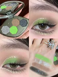 Girlcult Eye Shadow Four Color Eyeshadow Palette Garden Sonho deslumbrante Saibo Liaozhai Series Chameleon Mirage 240410