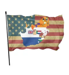 Американские старые южноафриканские флаги 3x5ft Баннеры 100полиестерная цифровая печать для внутреннего высокого качества на открытом воздухе с медными Grommets8360063
