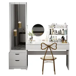 Womens Party Dressers Mirror White Mirror Full Body Dressers Makeup Living Room Bedroom Tocador Maquillaje Household Items