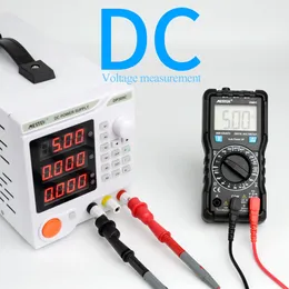 MESTEK DM91/DM91A/DM91S Digital Multimeter 9999 Count AC/DC Ammeter Voltmeter Ohm Spänningsmätare HFE NVC Capacitance Testare