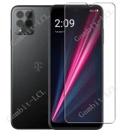 T-Mobile REVVL 6 PRO 5G 9H 템퍼 레드 유리 보호를위한 2pcs revvl6 6Pro revvl6pro 스크린 보호기 필름 표지