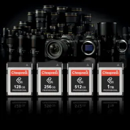 카드 고속 CFEXPRESS 타입 B 카드 1TB 512GB 256GB 128GB CFE 메모리 카드 XQD 업그레이드 카드 CFE 카드 Nikon Z6 Z7 Canon R5 1DX3