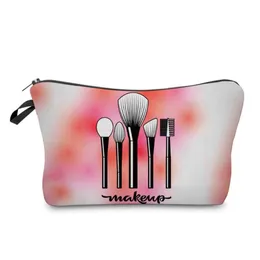 أكياس مستحضرات التجميل ثلاثية الأبعاد طباعة سحاب أكياس أكياس منظم نساء Mtifunction Beauty Bag2683611 Drop Dropency Health Stations OTY8V