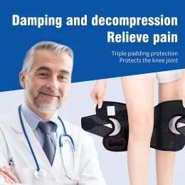 1PCS Brut kolanowy z bocznymi stabilizatorami rzepki Podkładka żelowa Wsparcie kolanowe dla łąkotki łzowej ból kolana acl mcl zapalenie stawów