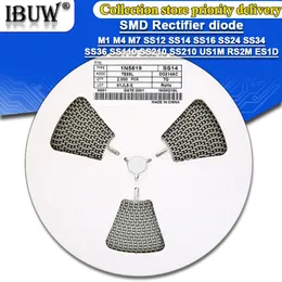 2000pcs SMA-Gleichrichter Diode M1 M4 M7 SS12 SS14 SS16 SS24 SS34 SS36 SS110 SS210 SS210 US1M RS2M ES1D DO-214AC Schottky Dioden