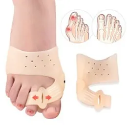 2pcs 소프트 번 이온 교정기 발가락 분리기 교정 의료 장치 발가락 교정 Hallux Valgus Foot Care Pedicure Orthotics for Hallux Valgus Foot Care