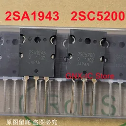 50pcs - 50pair 100% Real Original New 2SC5200 2SA1943 Audio -Leistungsverstärker Japan Transistor Tube A1943 C5200 USADOS TO -3PL