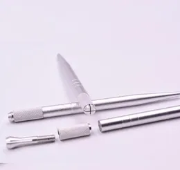 Sandblasting işlemi Mikro Blade Kaşları için Gümüş Tebori Mikroblading Kalem Yaptı1746186